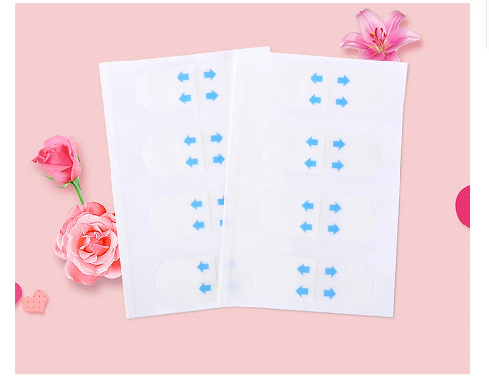40-120PCS V-Shape Face Wrinkle Sagging Skin Adhesive Tape Lifting Face Stickers Invisible Transparent Thin Face Patche Lift Tool