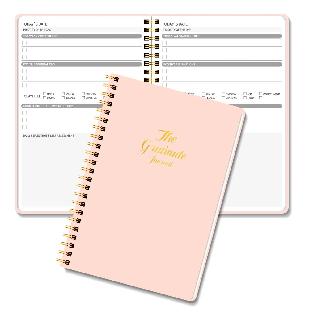 Gratitude Planner: a 5.71 X 8.15-Inch Undated Daily Gratitude Journal That Keeps Track of Your Mood