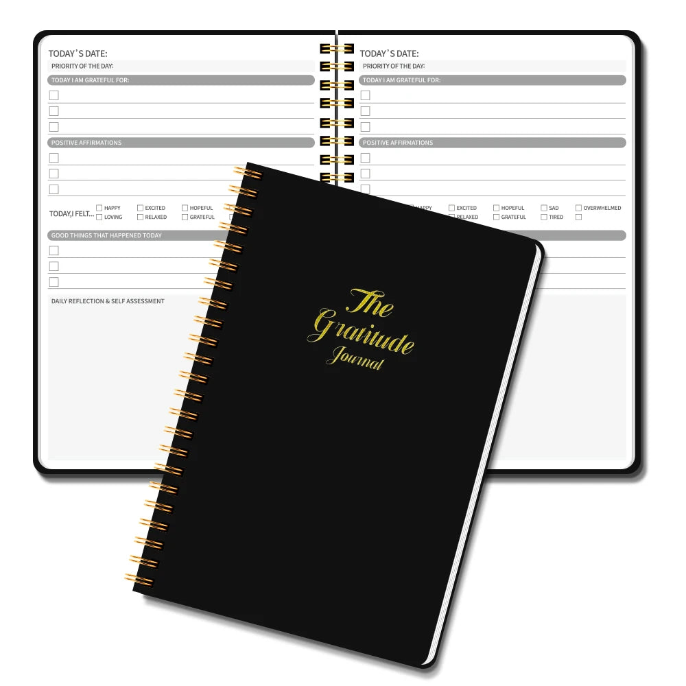 Gratitude Planner: a 5.71 X 8.15-Inch Undated Daily Gratitude Journal That Keeps Track of Your Mood